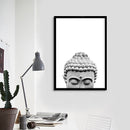 Canvasdoek - "Buddha Hoofd/Buddha Quote" - apart of als 2 delen, 11 maten