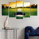 golf canvasdoek golfbal sport schilderij poster