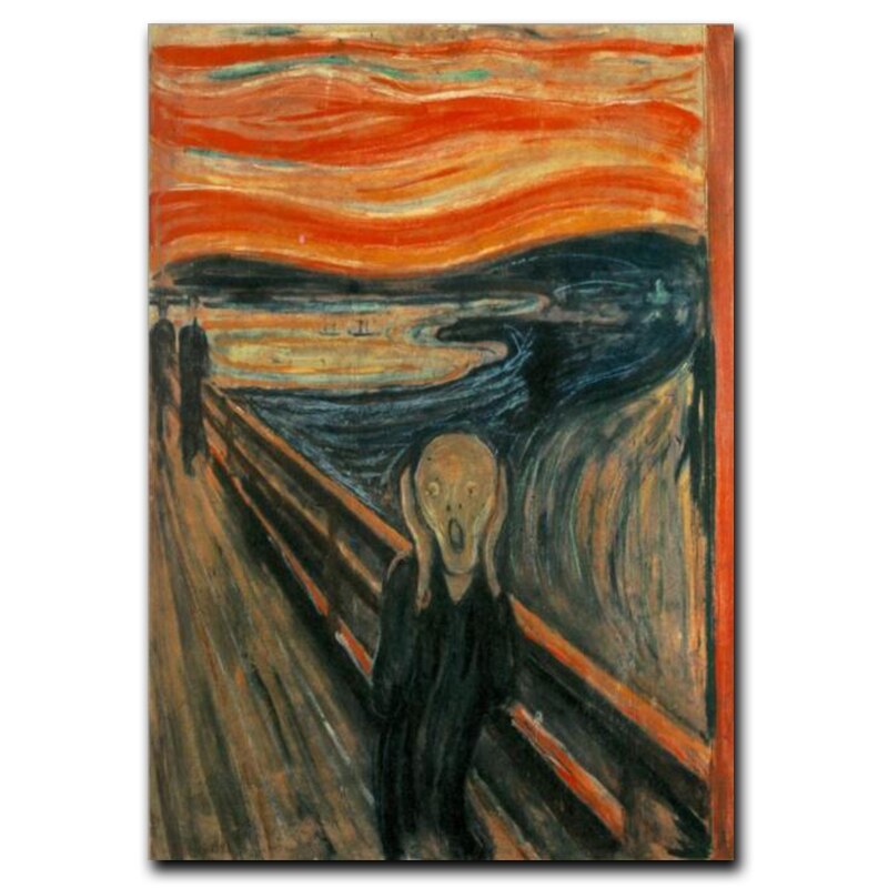 Edvard Munch "De schreeuw"