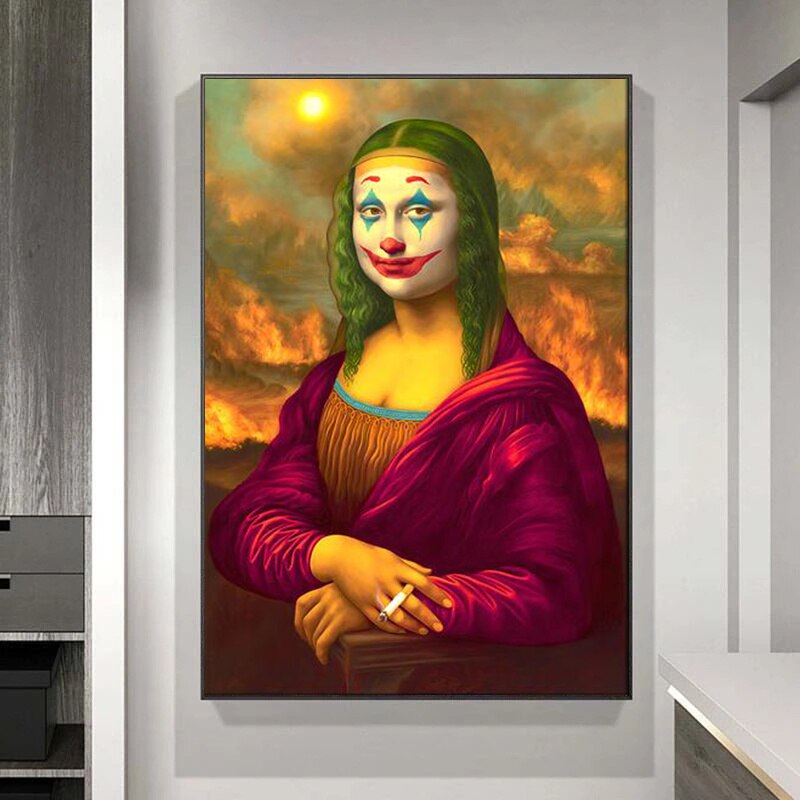 "Mona Lisa" - Leonardo da Vinci - humor - 18 varianten
