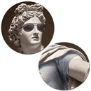 Sculptures Gekleed als Hipsters in Canvasdoek Korting